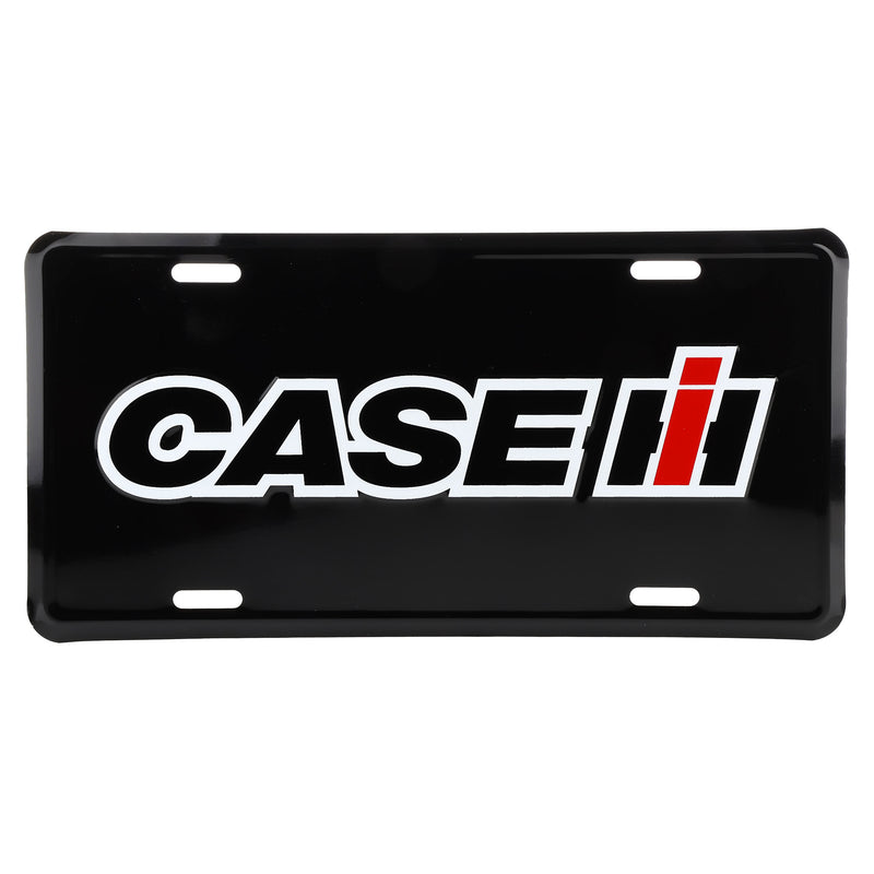 Case IH Agriculture 12in x 6in Black License Plate
