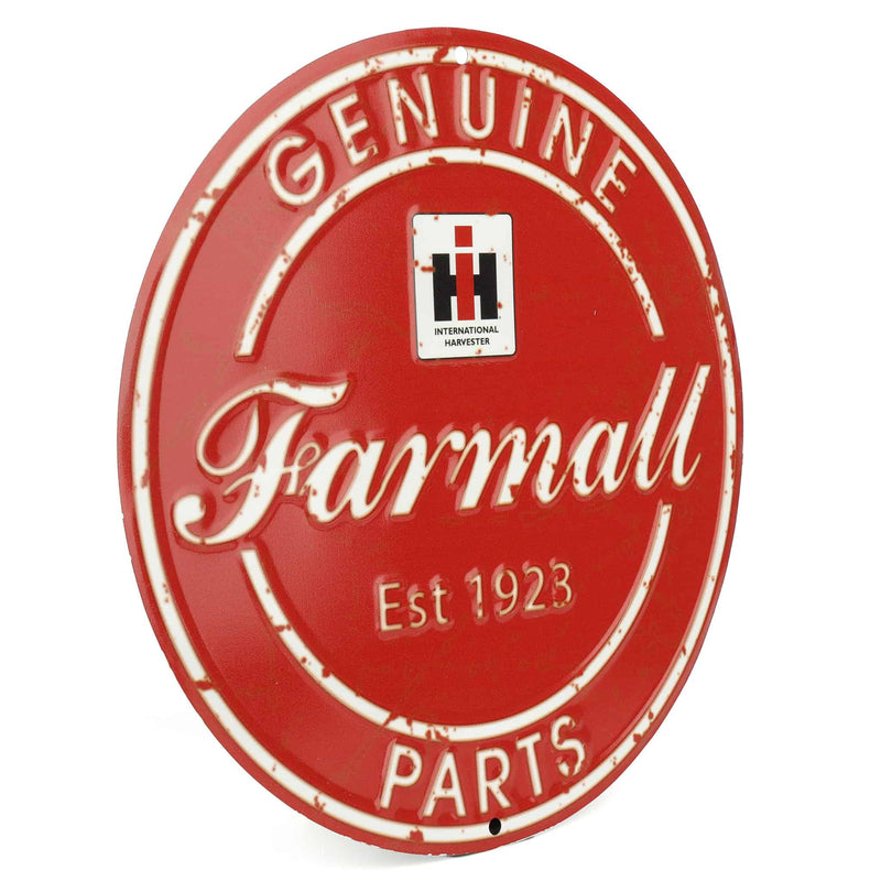 IH Farmall Genuine Parts 12in Round Sign