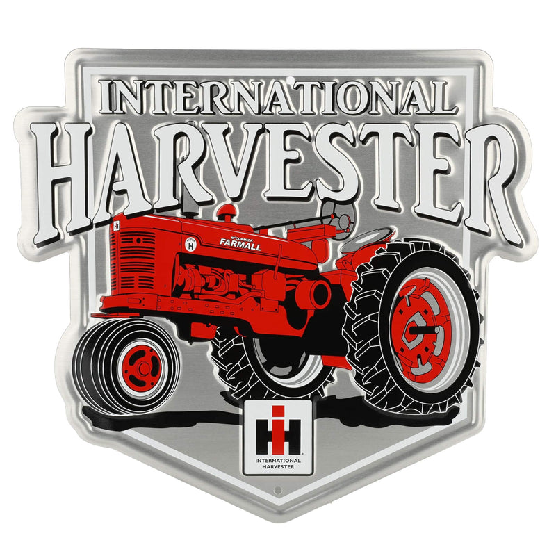 IH Farmall Super H Decorative 12.25in x 11.5in Shaped Sign