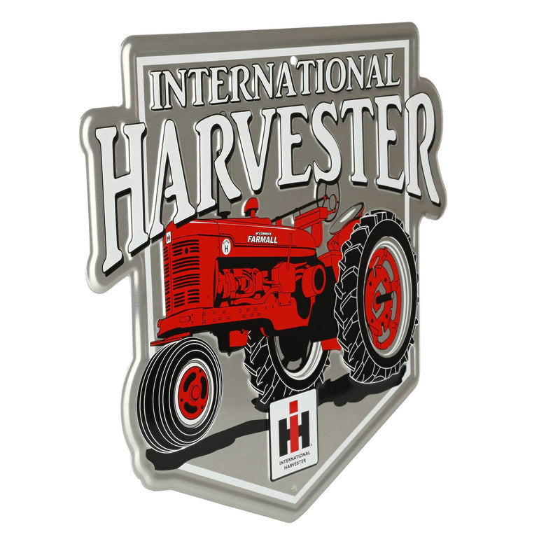 IH Farmall Super H Decorative 12.25in x 11.5in Shaped Sign