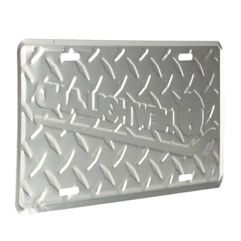 New Holland Diamond Plate Logo 6in x 12in Decorative License Plate