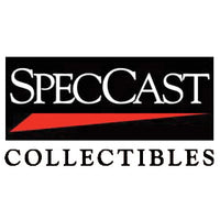 Speccast Collectibles logo with a black background
