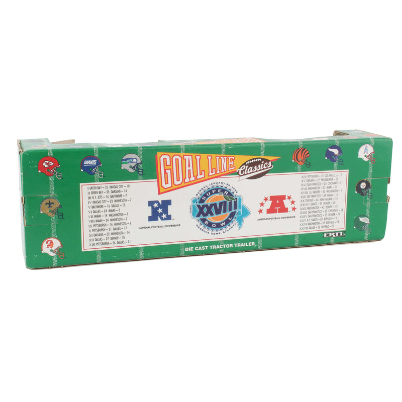 1/64 Freightliner Semi Tractor Trailer Goal Line Classics by ERTL, Super Bowl XXVIII 1994