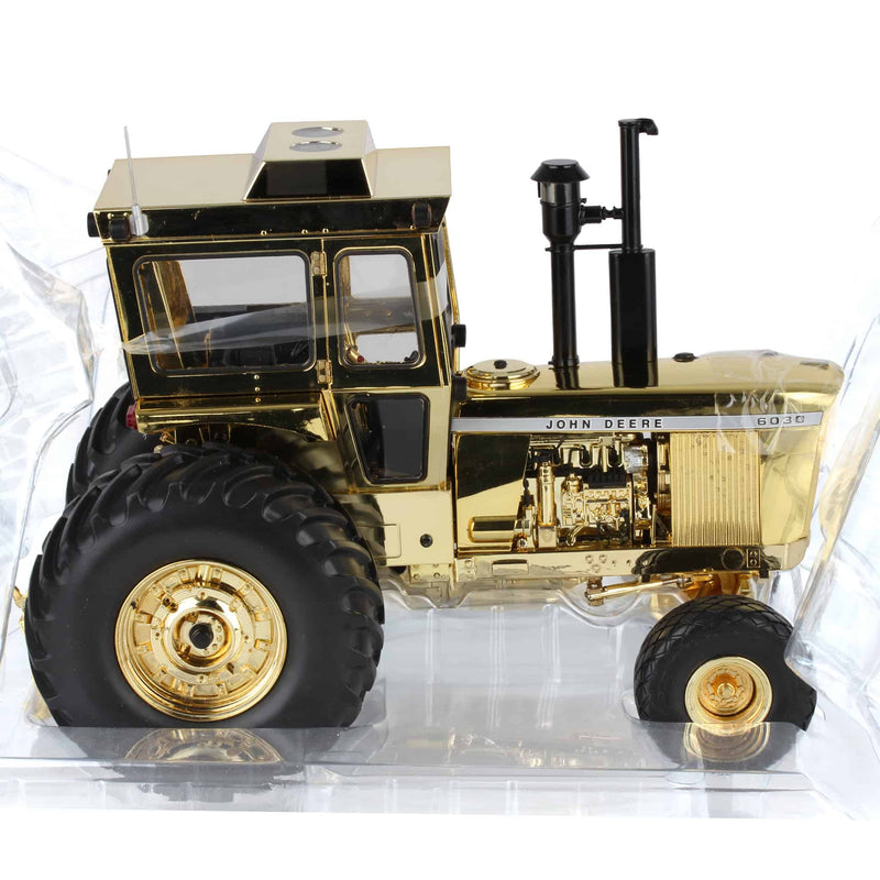 GOLD Chrome ~ 1/16 John Deere 6030, ERTL Elite Precision #2, 2012 Dealer Award Version