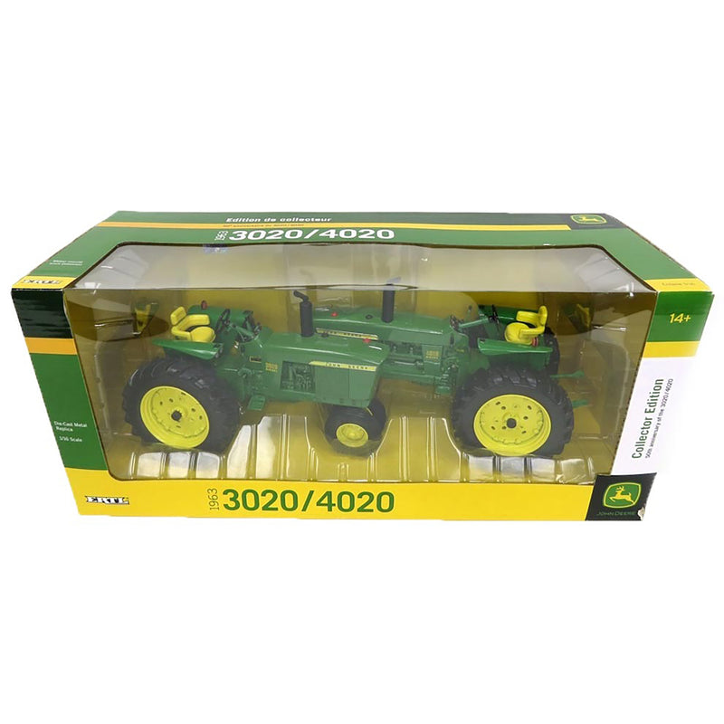 1/16 John Deere 3020 & 4020 Narrow Front Tractors Collector Set by ERTL