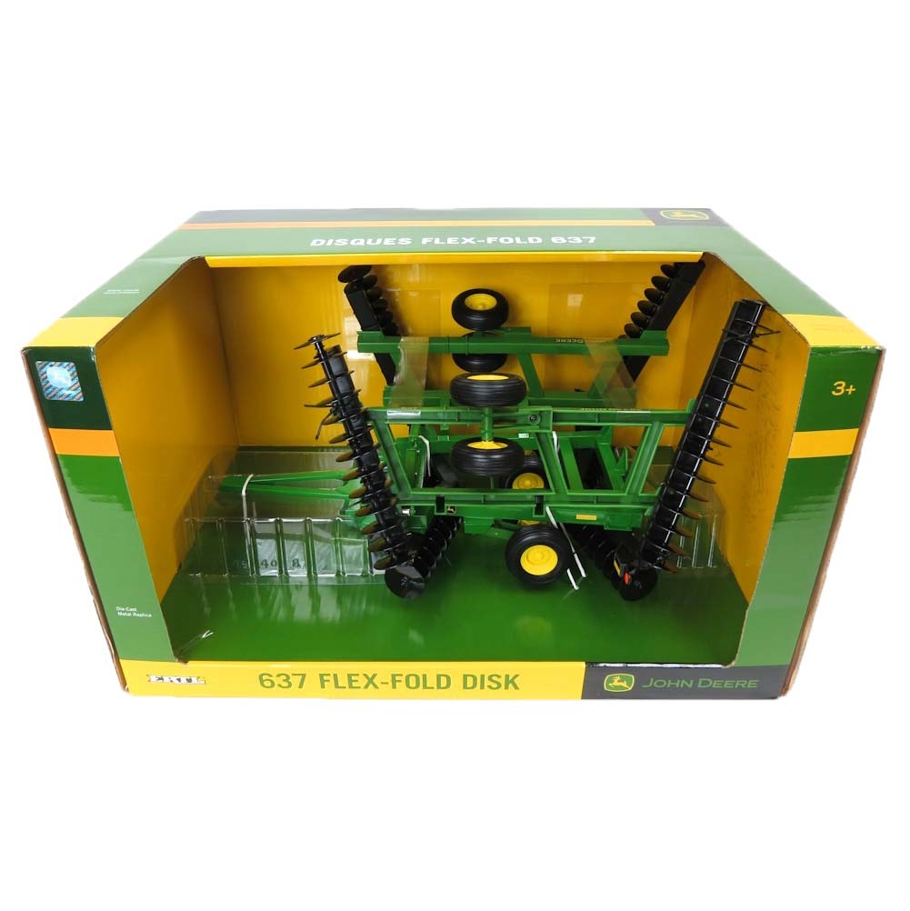 1/16 John Deere 637 Flex Fold Disk Harrow by ERTL — Outback Toys