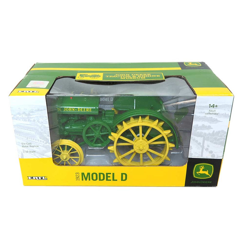 1/16 John Deere 1923 Model D Tractor w/ Spoked Steel Wheels by ERTL, JD Tractor & Engine Museum