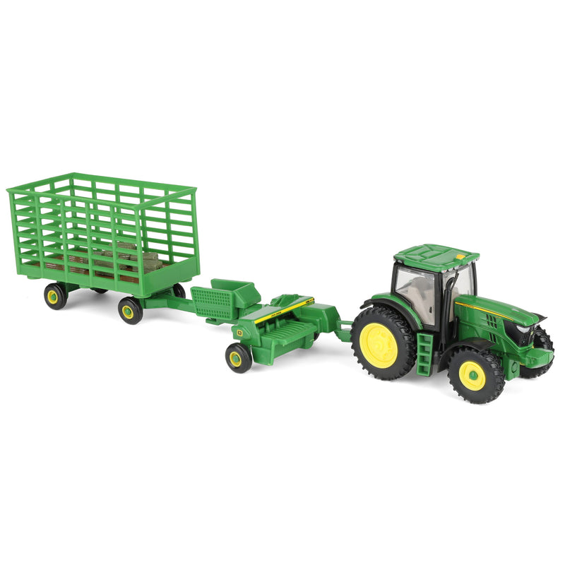 1/64 John Deere 6210R Tractor Haying Set by ERTL