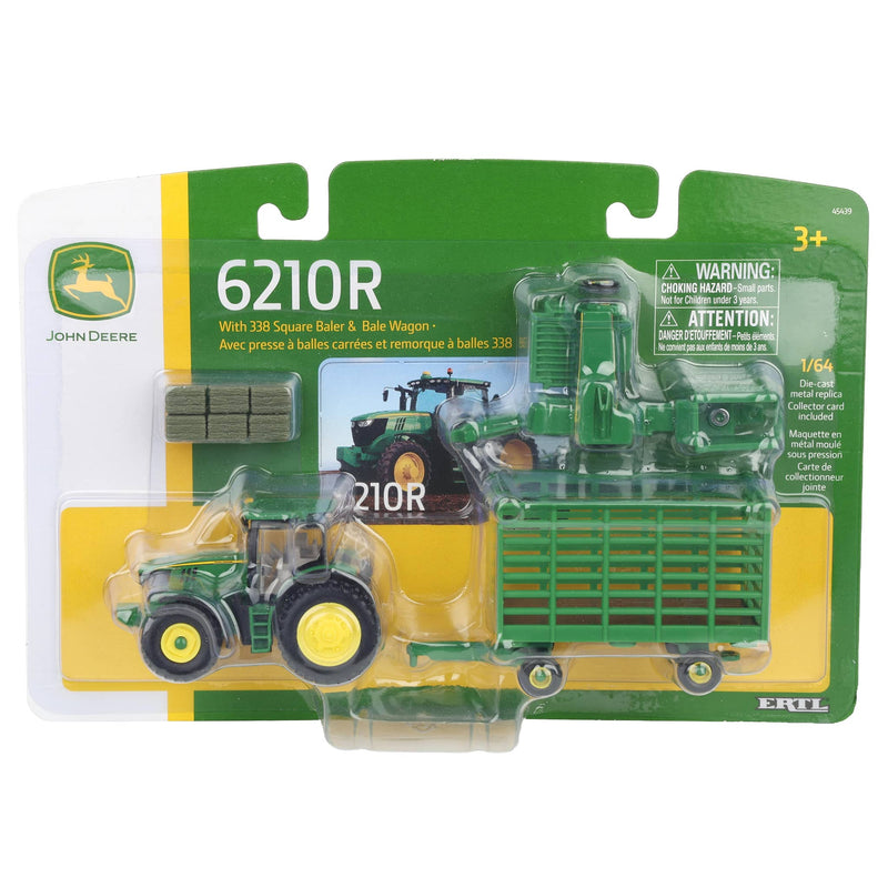 1/64 John Deere 6210R Tractor Haying Set by ERTL