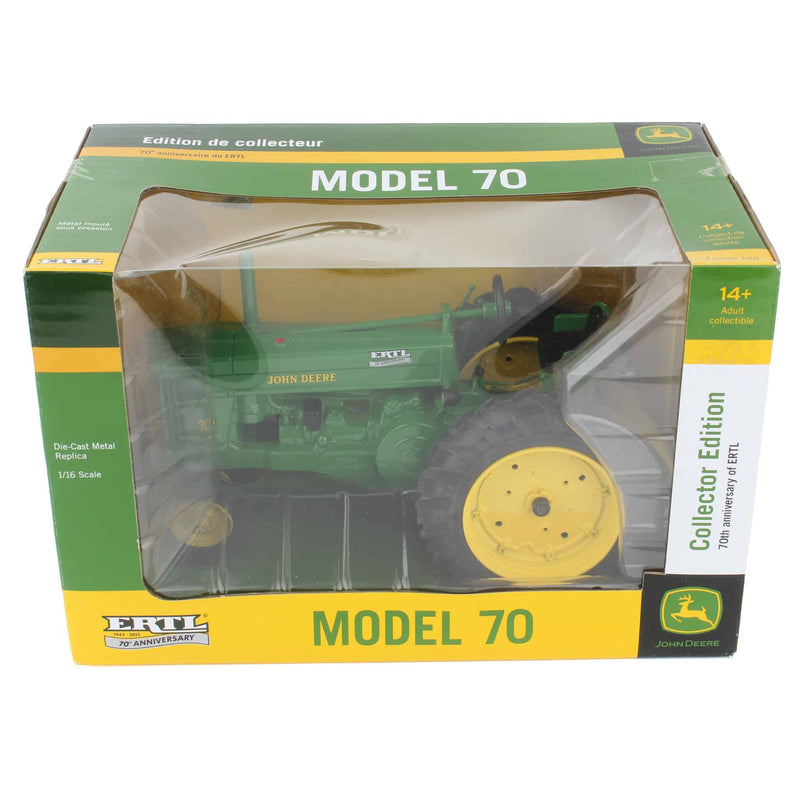 1/16 John Deere Model 70 Narrow Front Tractor, Collector Edition 70th Anniversary of ERTL