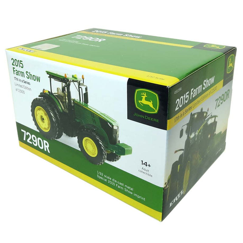 1/32 John Deere 7290R Tractor with Duals by ERTL, 2015 Farm Show Edition