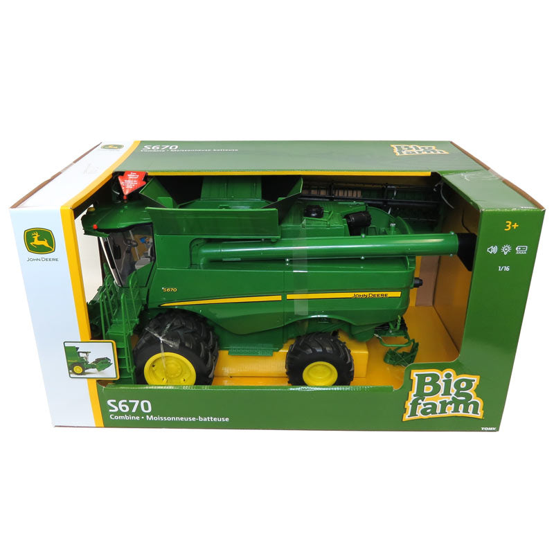 1/16 John Deere S670 Combine, Big Farm by ERTL