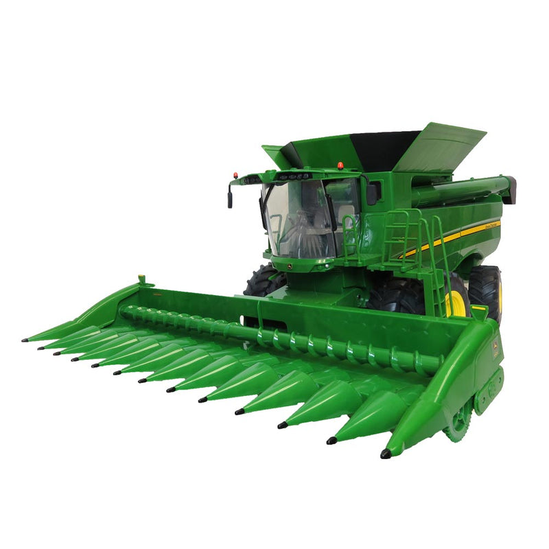 1/16 Big Farm John Deere Corn Head w/ Header cart and Chevy Pickup Truck by ERTL