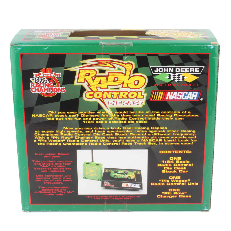 1/64 John Deere #97 NASCAR Radio Control DieCast Stock Car by Racing Champions, 10 Year Anniversary