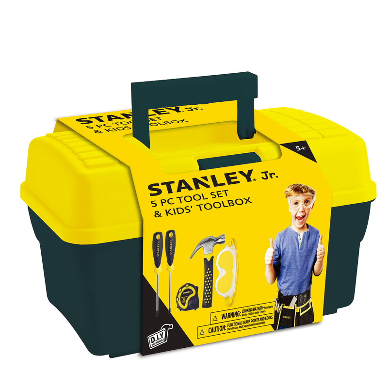 Stanley Jr. Toolbox & Tools 5 Piece Set