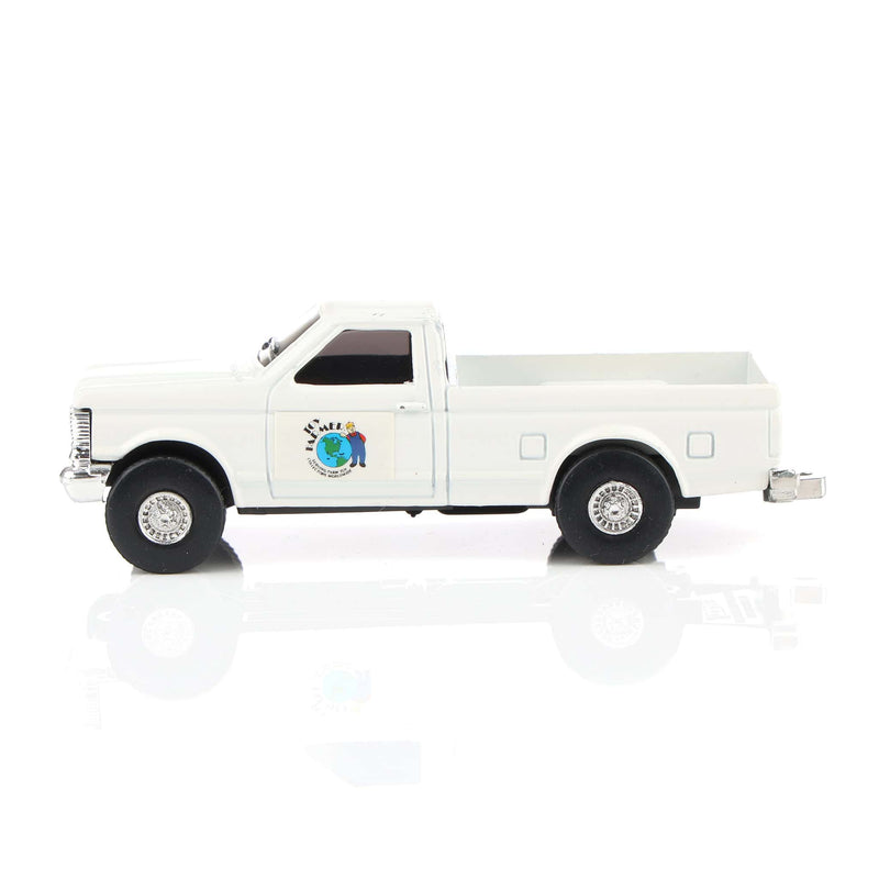 Approximate 1/64 White Pickup, 1998 Toy Farmer Edition
