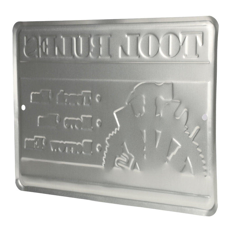 My Tool Rules 12in x 8in Metal Sign
