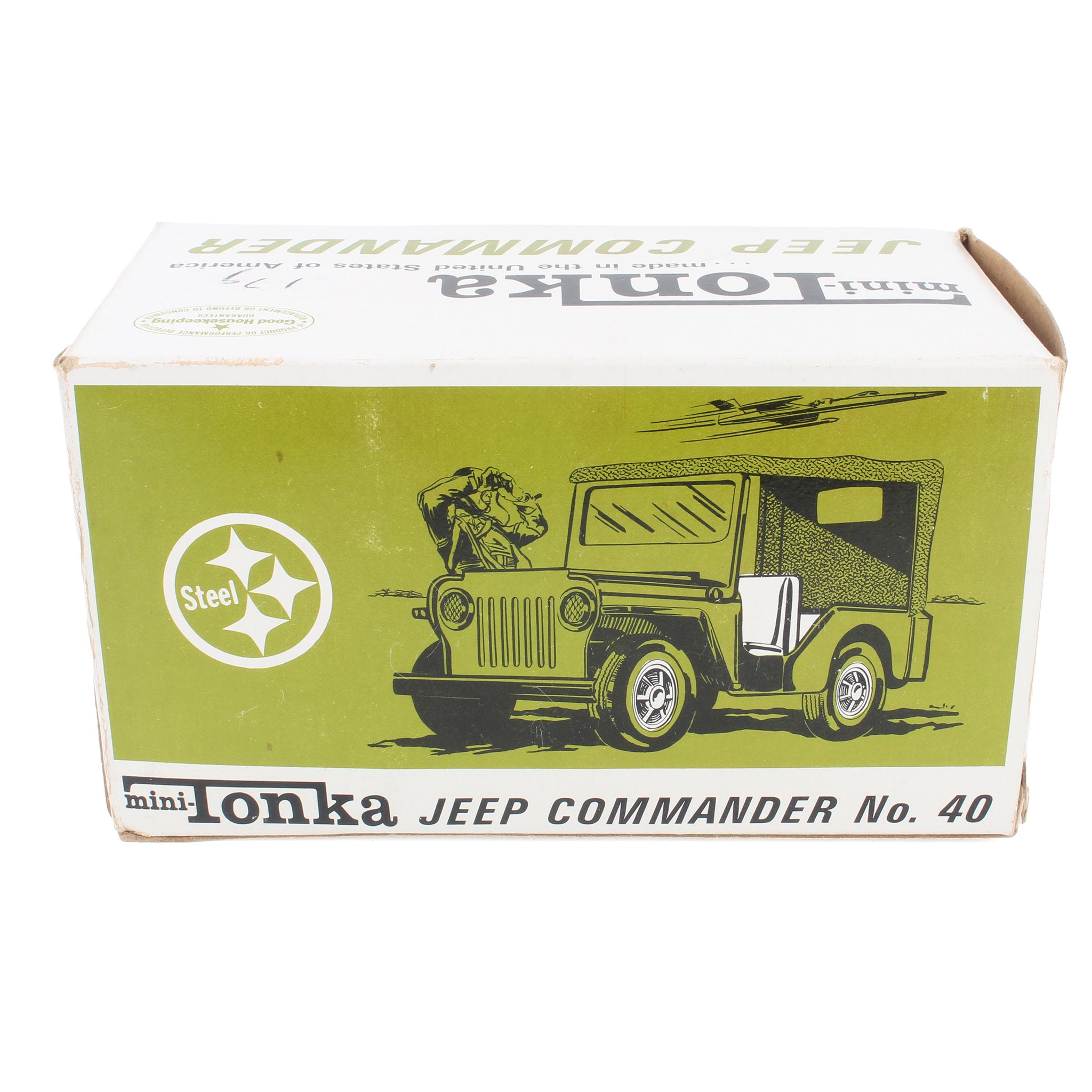 Vintage 1960s Mini Tonka Jeep Commander No 40 with Original Box by