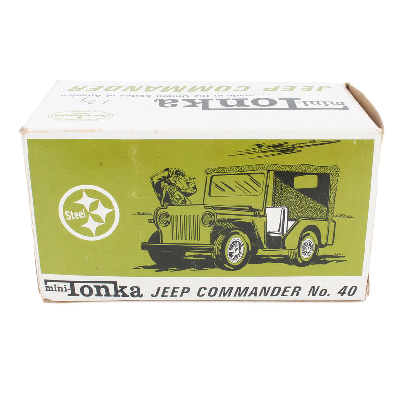 Vintage 1960s Mini Tonka Jeep Commander No 40 with Original Box by Tonka