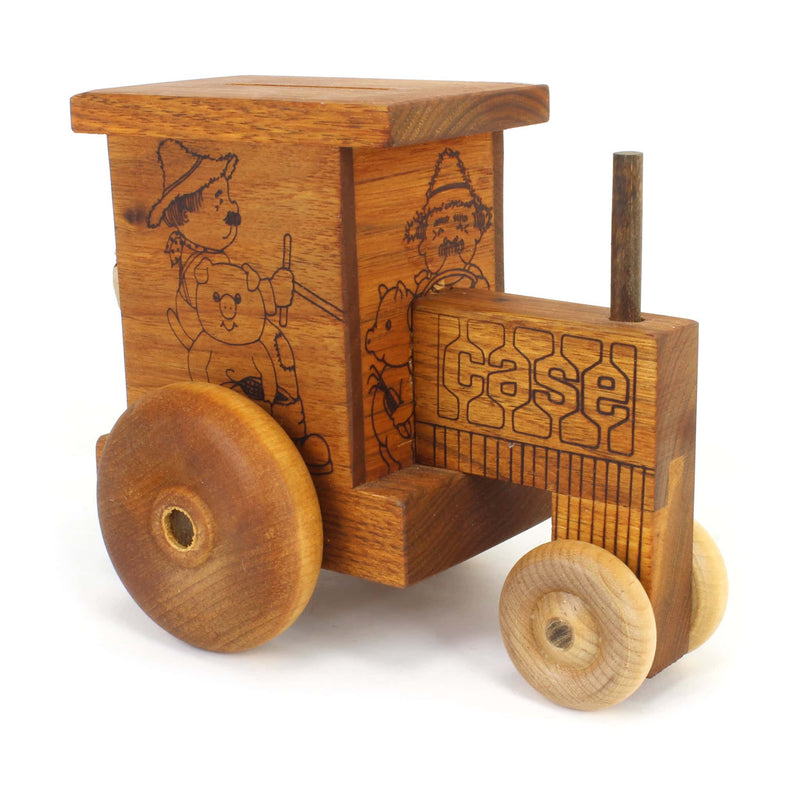 Case Wooden Bank by Toystalgia