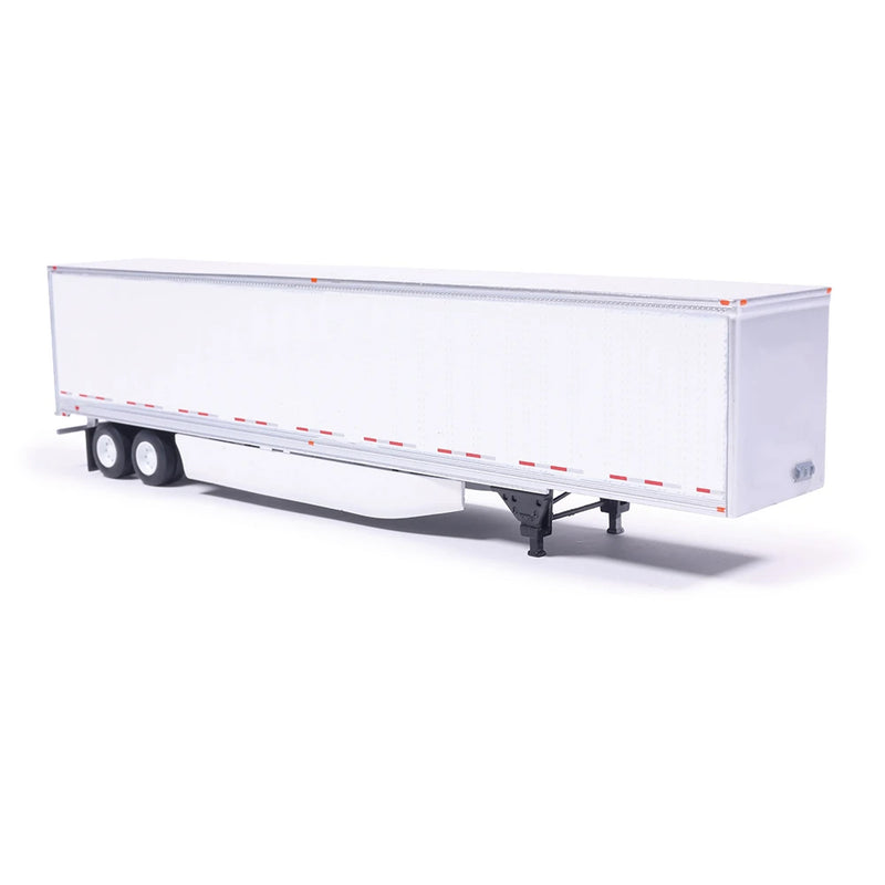 1/64 Modern Trailer White with 2-Axles and Side Skirts by IXO America