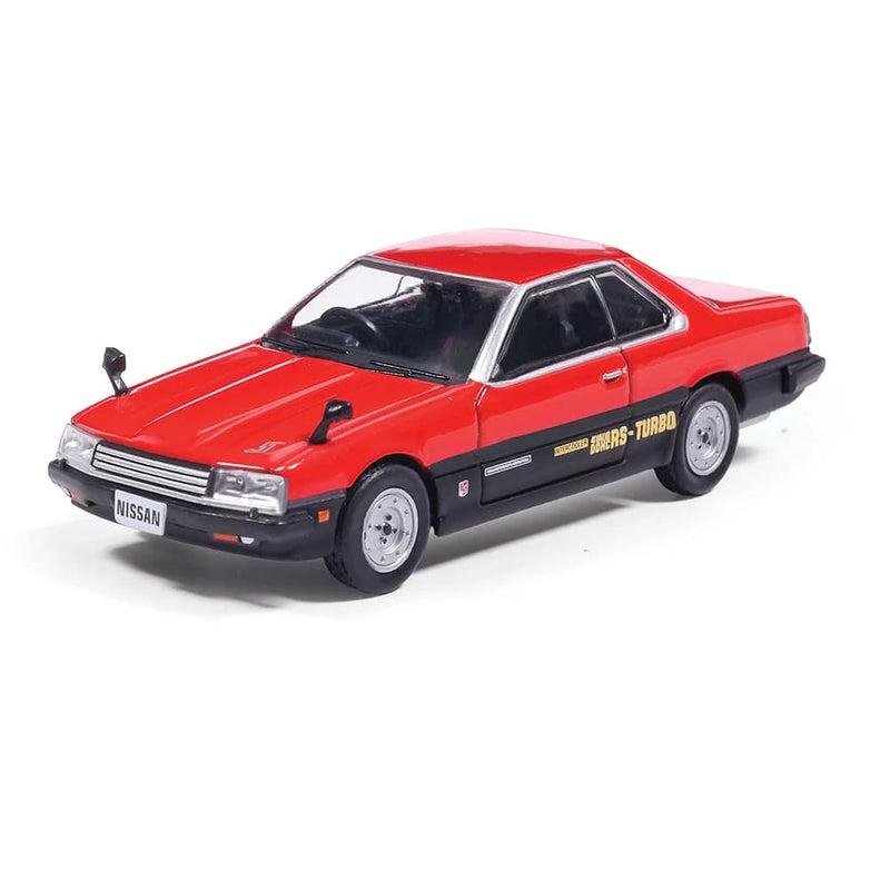 1/64 1983 Nissan Skyline 2000 Turbo RS (R30) Iron Mask Red and Black by IXO America