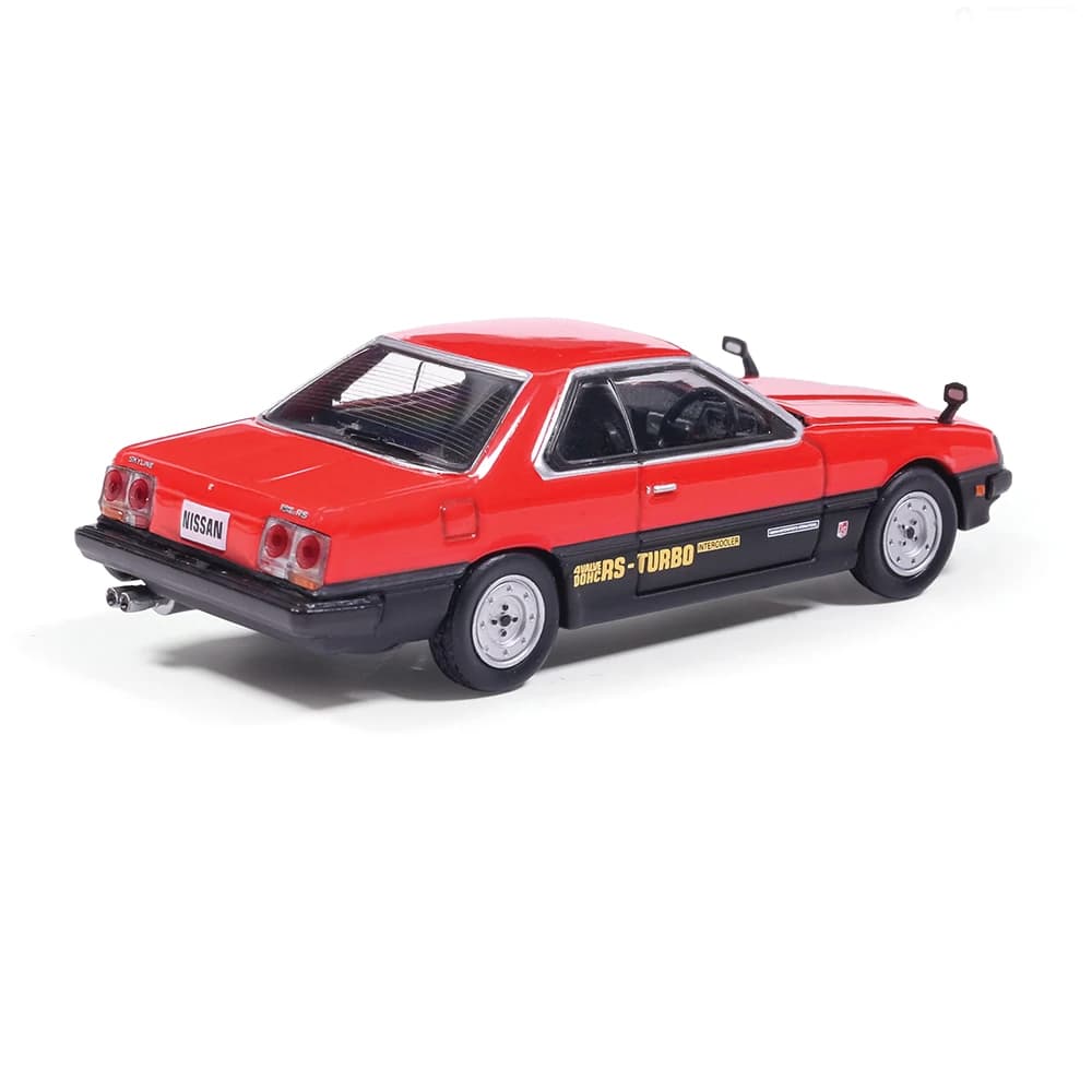 1/64 1983 Nissan Skyline 2000 Turbo RS (R30) Iron Mask Red and