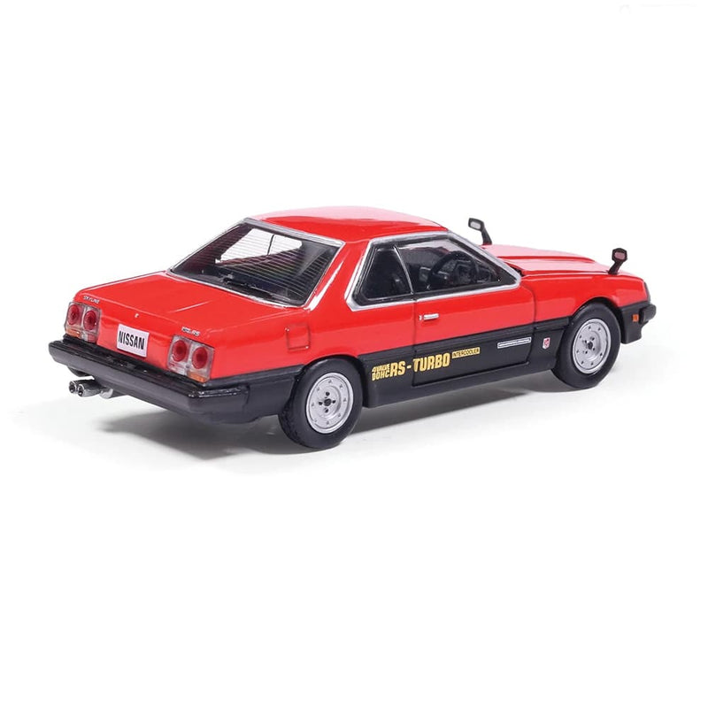 1/64 1983 Nissan Skyline 2000 Turbo RS (R30) Iron Mask Red and Black by IXO America