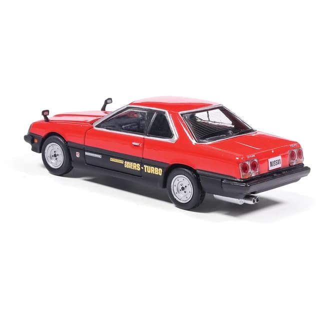 1/64 1983 Nissan Skyline 2000 Turbo RS (R30) Iron Mask Red and Black by IXO America