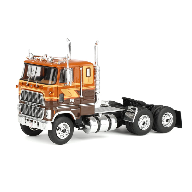 1/64 1976 Ford COE 9000 Truck by IXO America, Brown & Tan