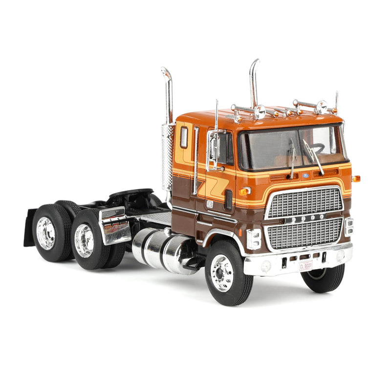 1/64 1976 Ford COE 9000 Truck by IXO America, Brown & Tan