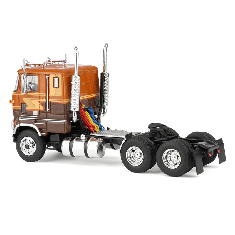 1/64 1976 Ford COE 9000 Truck by IXO America, Brown & Tan
