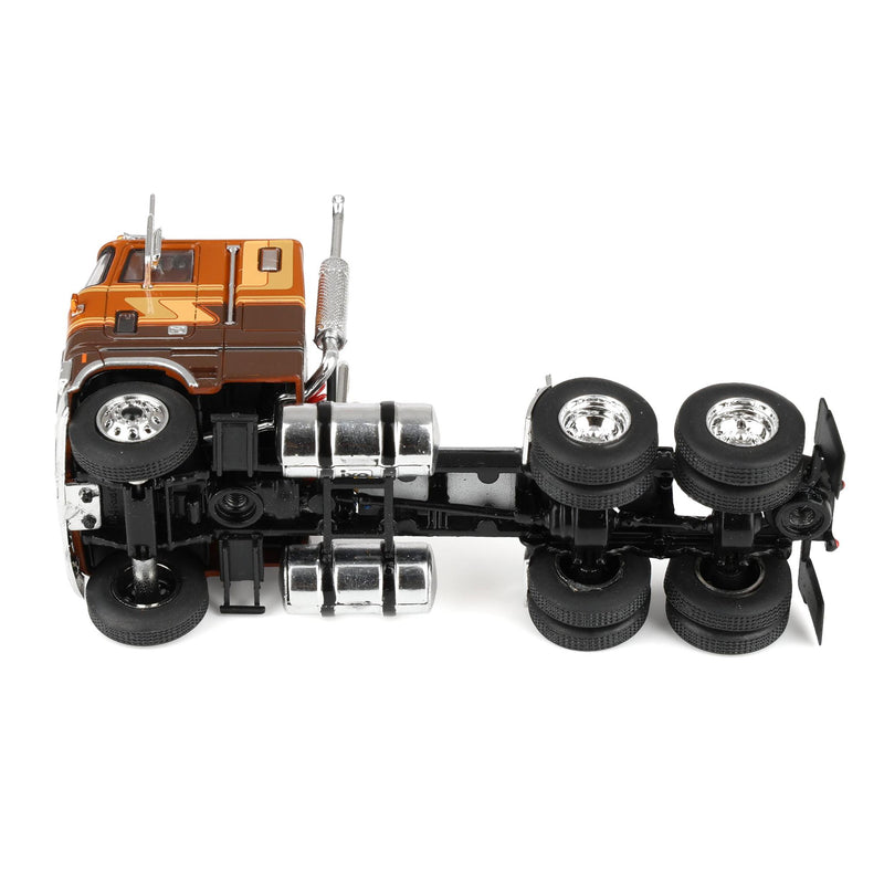 1/64 1976 Ford COE 9000 Truck by IXO America, Brown & Tan