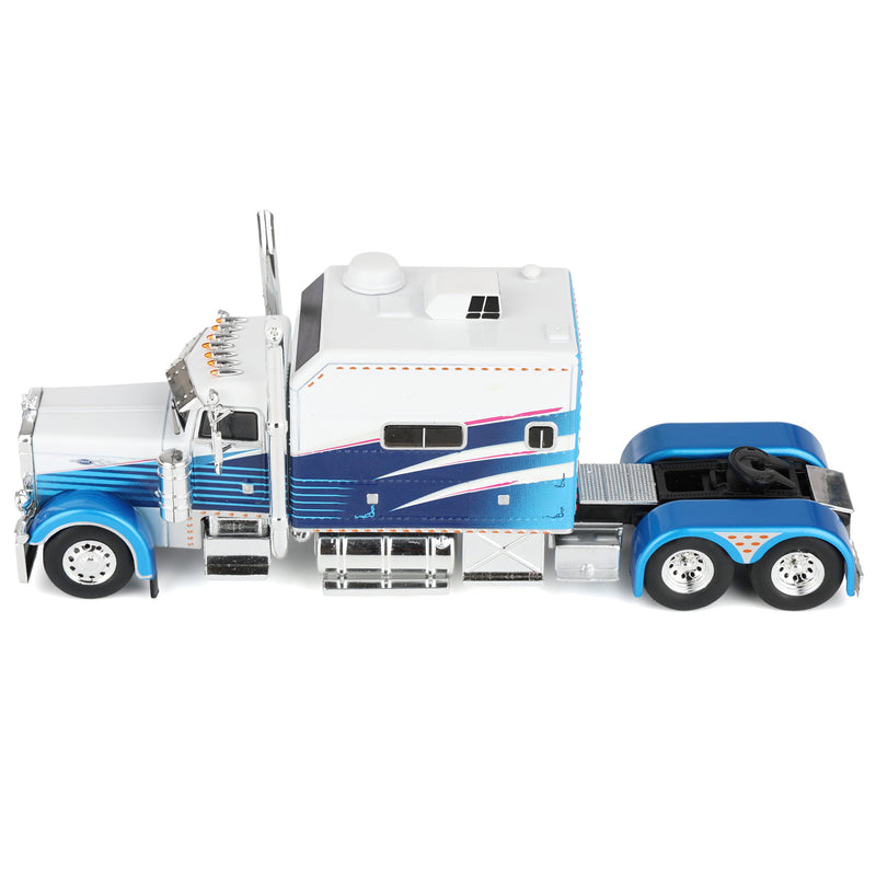 1/64 Peterbilt 379 Blue and White by IXO America