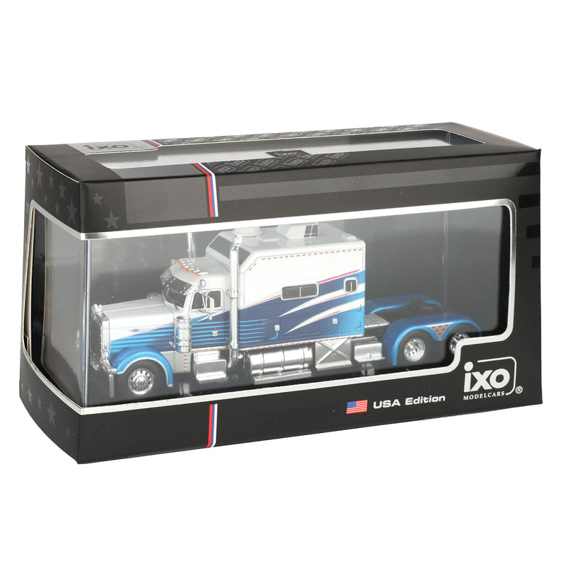 1/64 Peterbilt 379 Blue and White by IXO America