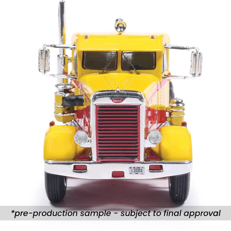 1/64 1963 Peterbilt 281 Yellow and Red by IXO America