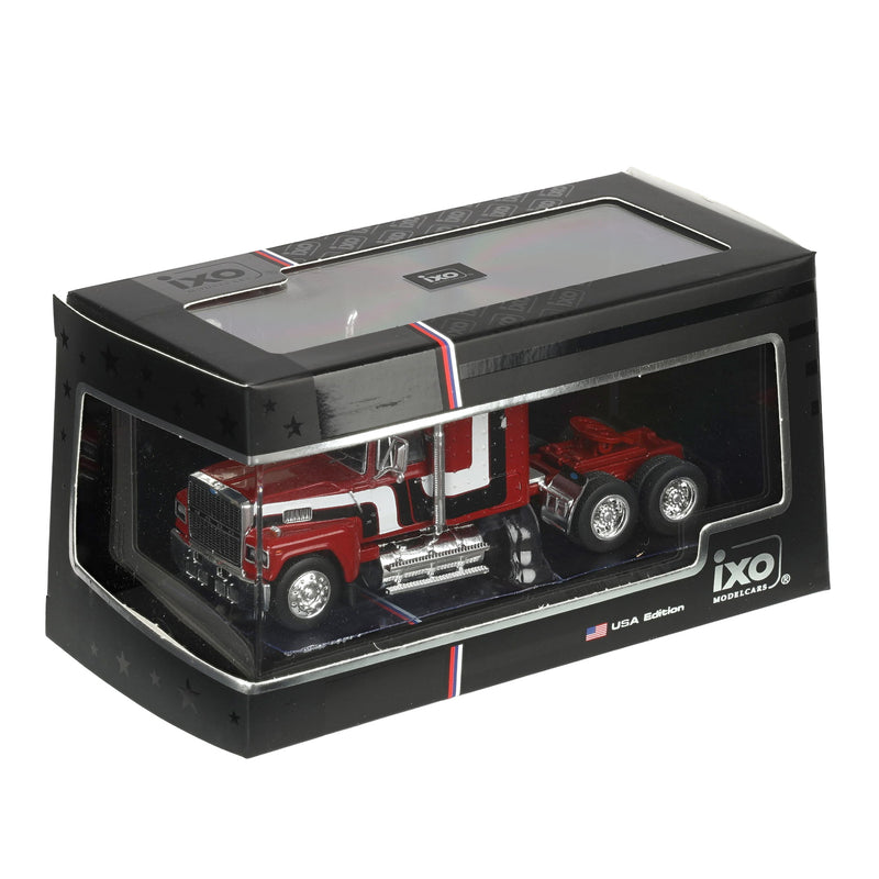 1/64 1978 Ford LTL-9000 Sales Brochure Truck (trailer not included) Black, Red, and White by IXO America