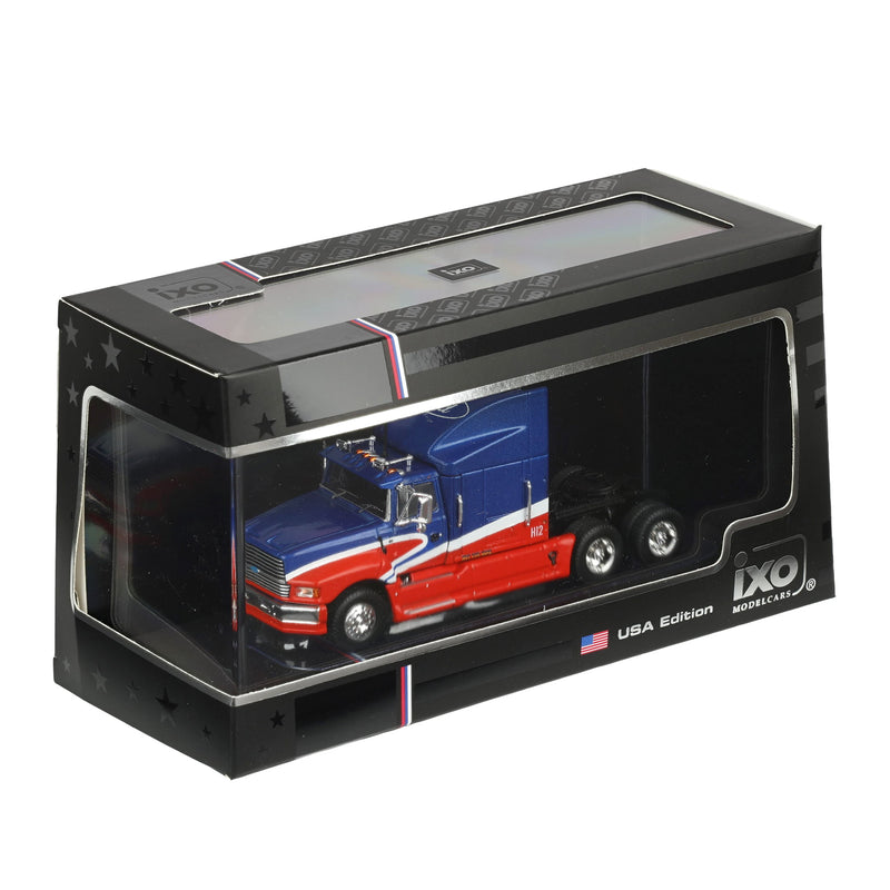 1/64 1990 Ford Aeromax Red and Blue by IXO America
