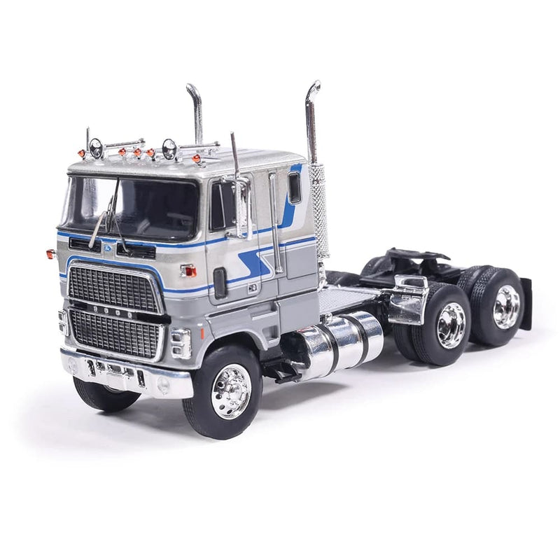 1/64 Ford COE 9000 Blue and Silver by IXO America