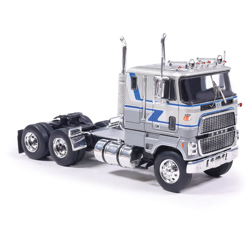 1/64 Ford COE 9000 Blue and Silver by IXO America