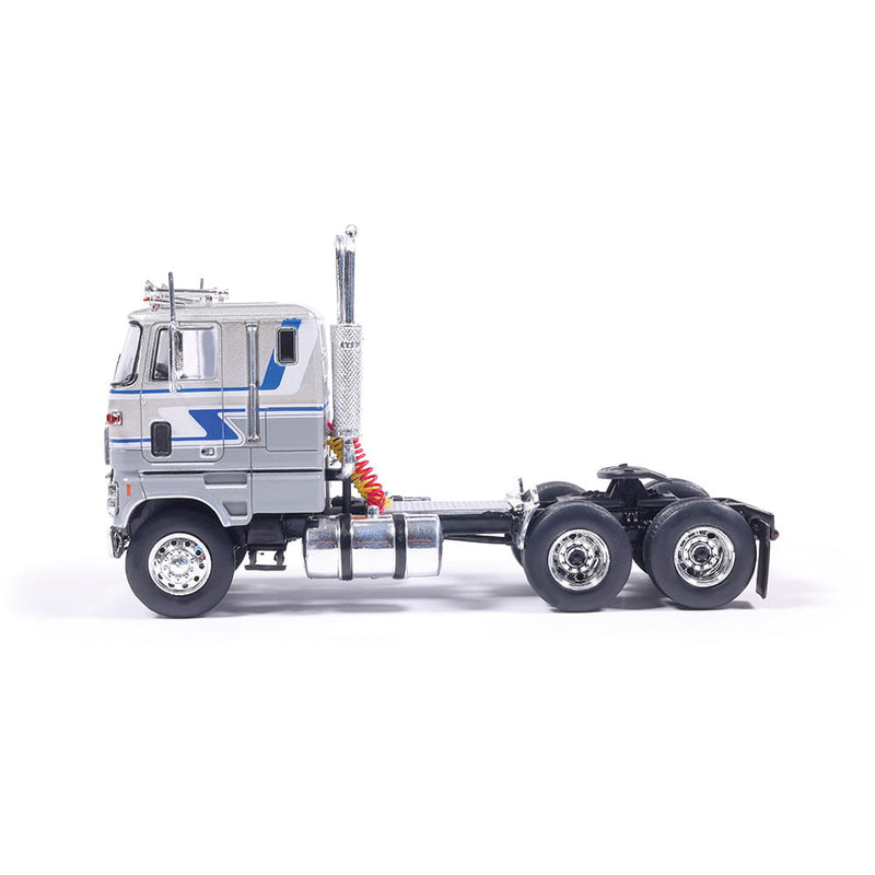 1/64 Ford COE 9000 Blue and Silver by IXO America