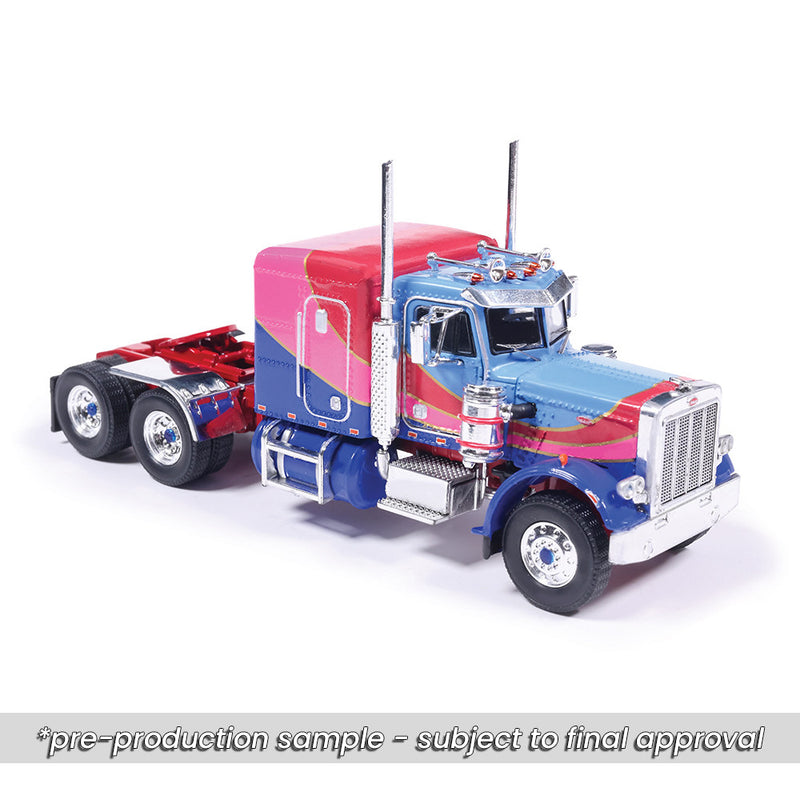 1/64 1973 Peterbilt 359 Blue and Pink by IXO America