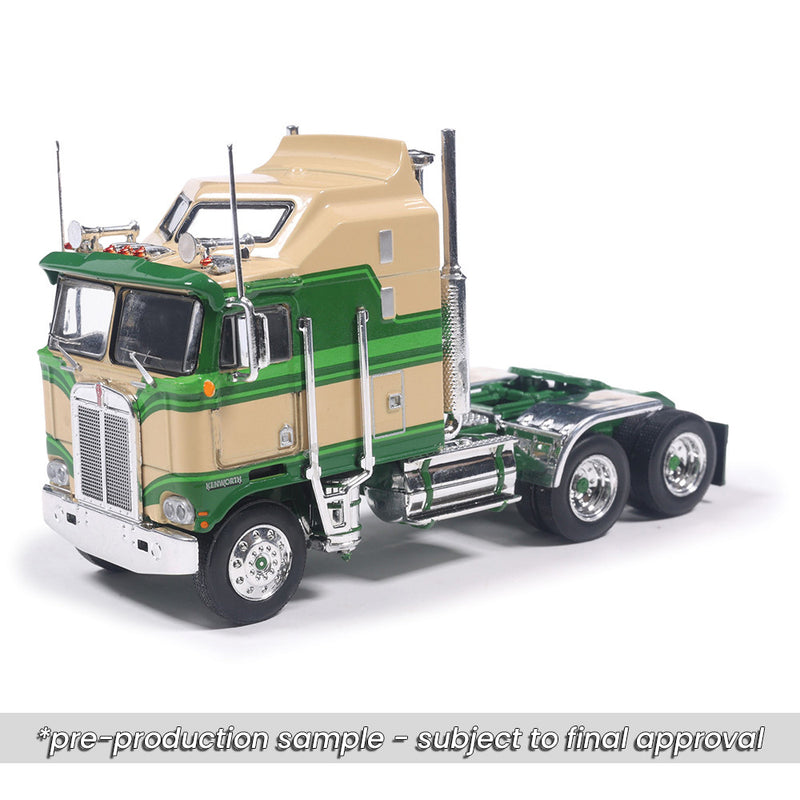 1/64 1976 Kenworth K100 Aerodyne Tan and Green by IXO America