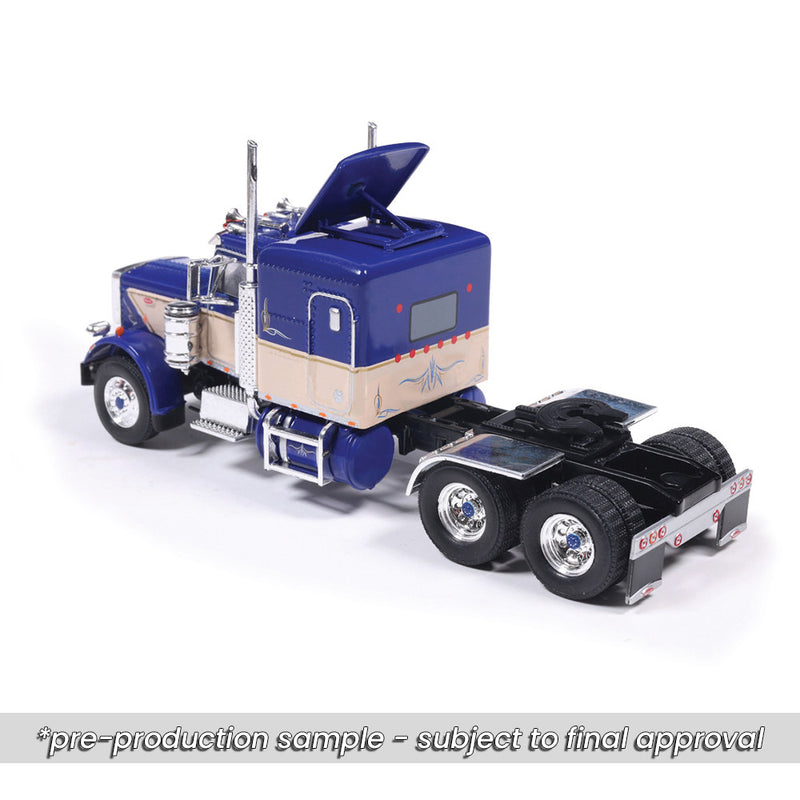 1/64 1973 Peterbilt 359 Blue and Tan by IXO America