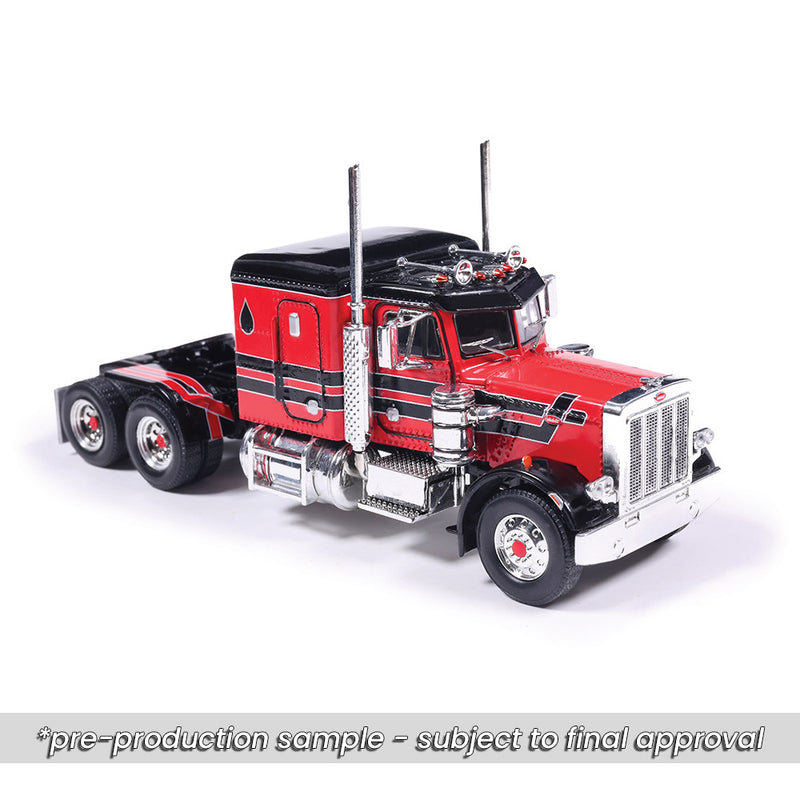 1/64 1973 Peterbilt 359 Red and Black by IXO America