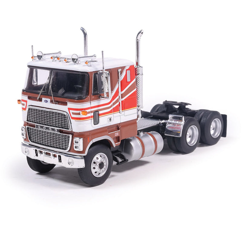 1/64 1976 Ford CL 9000 Brown and Red by IXO America