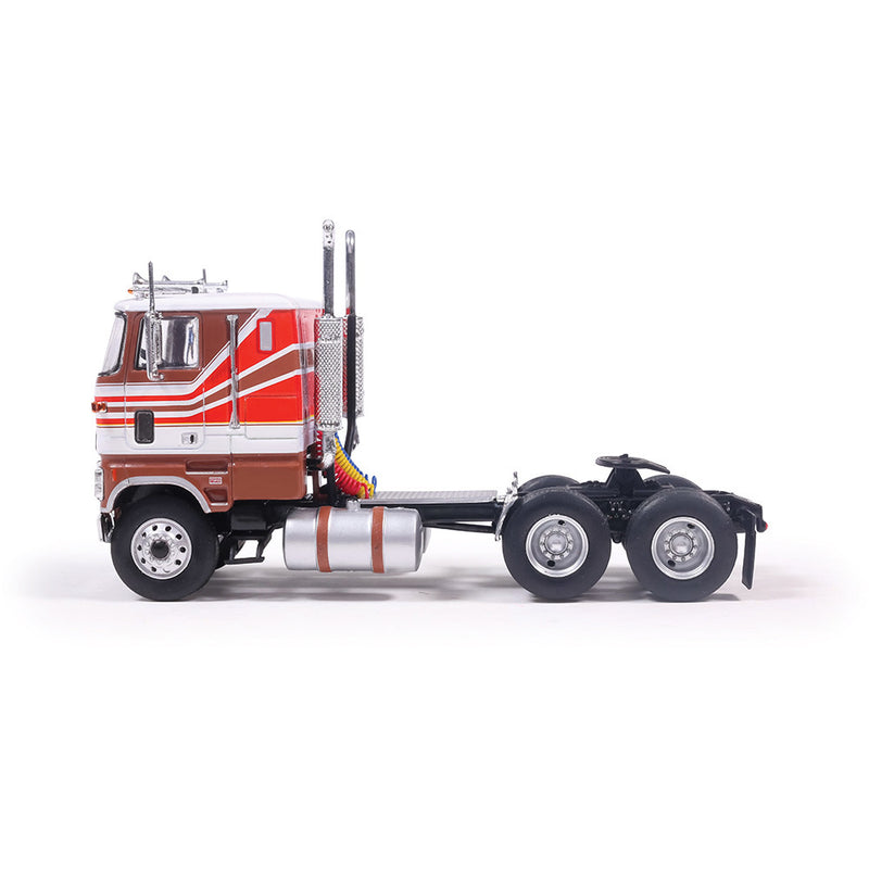 1/64 1976 Ford CL 9000 Brown and Red by IXO America