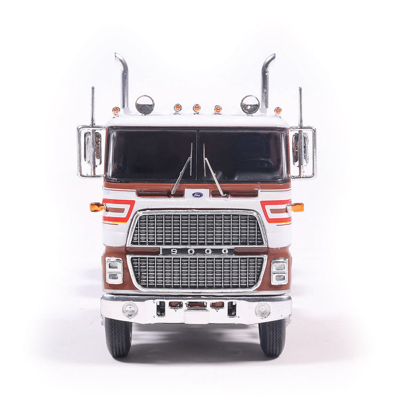 1/64 1976 Ford CL 9000 Brown and Red by IXO America