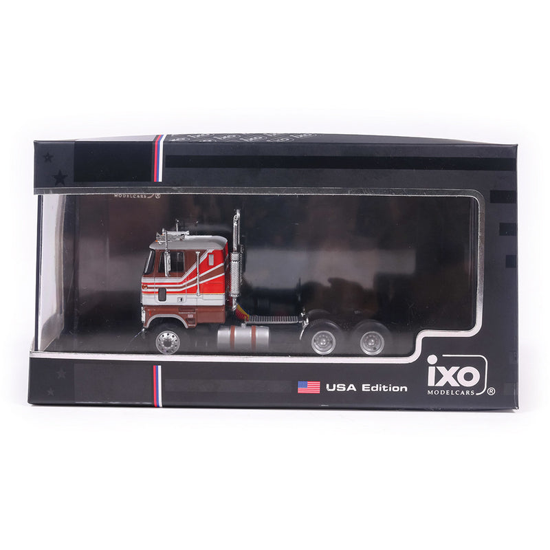1/64 1976 Ford CL 9000 Brown and Red by IXO America