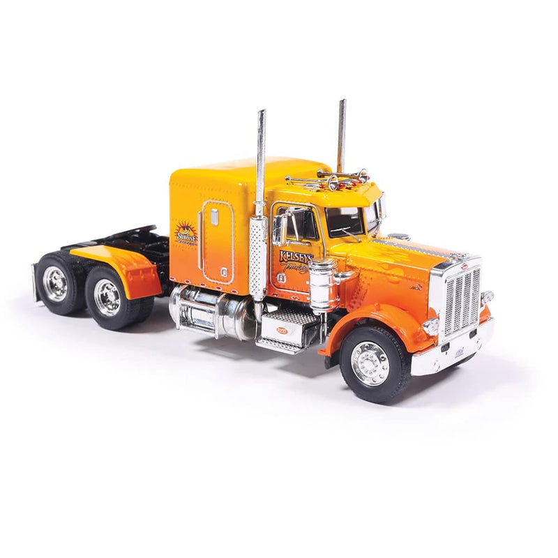 1/64 1981 Peterbilt 359 Kelsey's Trucking Orange by IXO America